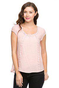 Image: Lace Top Pink | Southern Sassy Boutique