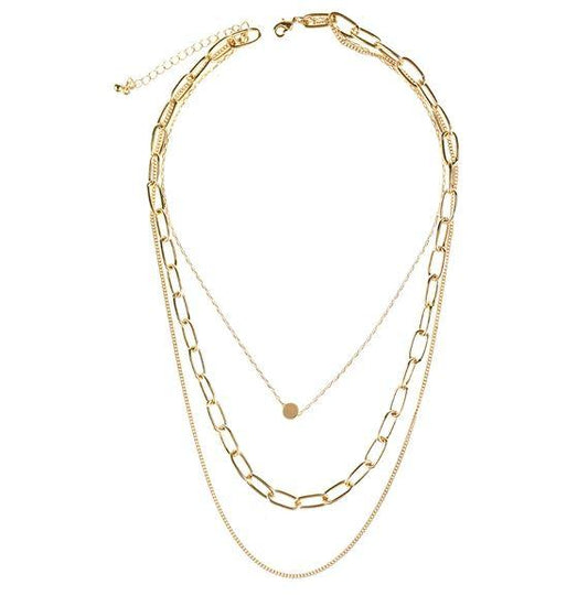 Layered Chain Necklace - Southern Sassy Boutique