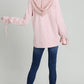 Long Ruffle Lace Hoodie - Southern Sassy Boutique