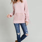 Image: Long Ruffle Lace Hoodie Mauve | Southern Sassy Boutique