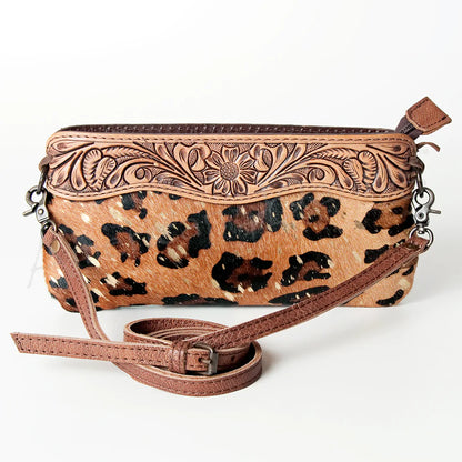 American Darling Cheetah & Gold Acid Wash Small Crossbody Bag