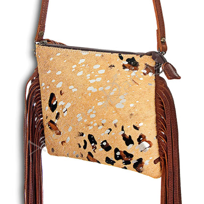 American Darling Animal Print Acid Wash Crossbody Bag