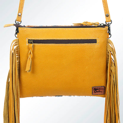 American Darling Leopard Print Fringe Crossbody