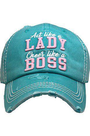 Image: Vintage Ball Cap Turquoise | Southern Sassy Boutique
