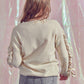 Long Sleeve Sweater with Bow Tie - Southern Sassy Boutique