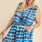 Tie Dye Front Overlay Romper