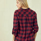 Long Sleeve Flannel Top - Southern Sassy Boutique