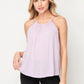 Black Spaghetti Strap Top With Lace Detail - Southern Sassy Boutique