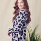 Long Sleeve Animal Print Sweater - Southern Sassy Boutique