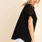 Lace Short Sleeve Top