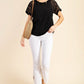 Lace Short Sleeve Top