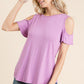 Image: Criss Cross Top Lavender | Southern Sassy Boutique