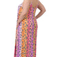 Animal Print V-Neck Maxi Dress