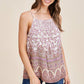 Smocked Neck Tank Top - Southern Sassy Boutique