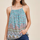 Image: Smocked Neck Tank Top Mint | Southern Sassy Boutique