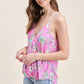 Pink Spaghetti Strap Top - Southern Sassy Boutique