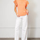 Eyelet Cotton Lace Sleeve Top