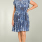 Tie-Dye Ruffle Tiered Dress