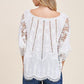 Lace Crochet Top - Southern Sassy Boutique