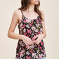 Floral Print Ladder Tank Top - Southern Sassy Boutique