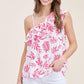 One Shoulder Ruffle Top - Southern Sassy Boutique
