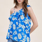 One Shoulder Ruffle Top - Southern Sassy Boutique