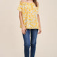 Cold Shoulder Floral Print Top - Southern Sassy Boutique