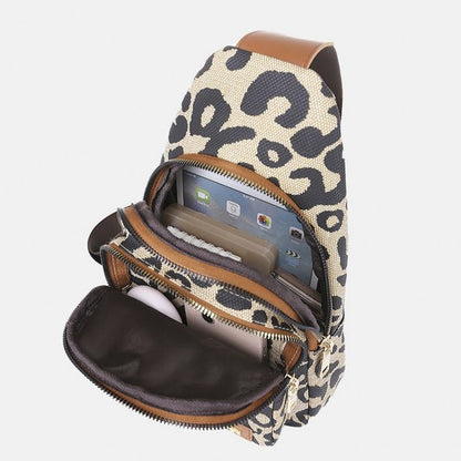 Crossbody Leopard Animal Print Sling Bag