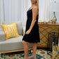 Ruched Dress With Lace - Southern Sassy Boutique