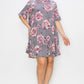 Floral Print Dress - Southern Sassy Boutique