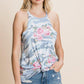 Camo Floral Print Halter Top - Southern Sassy Boutique