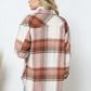 Yarn Dyed Plaid Shacket With Front Pockets - Southern Sassy Boutique