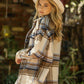 Yarn Dyed Plaid Shacket With Front Pockets - Southern Sassy Boutique