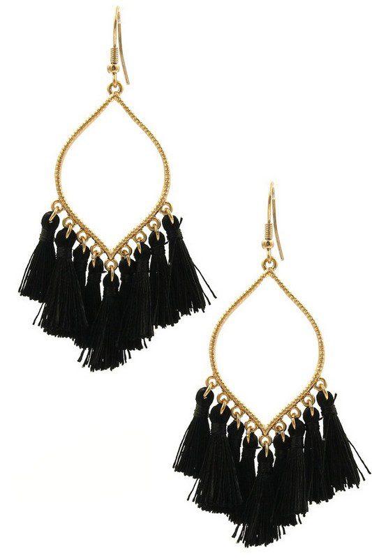 Image: EARRING Black | Southern Sassy Boutique