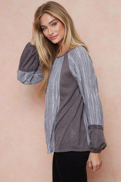 Long Sleeve Raglan Top - Southern Sassy Boutique