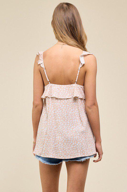 Ruffle Cami Top - Southern Sassy Boutique