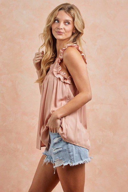 Ruffled Top - Southern Sassy Boutique