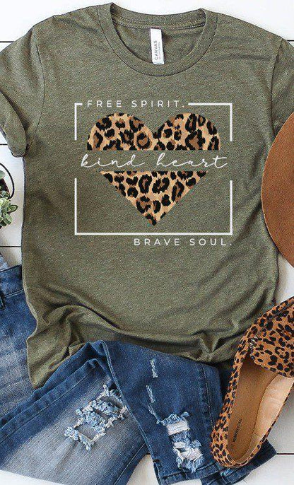 Image: Graphic T-Shirt Heather Olive | Southern Sassy Boutique