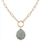 Semi Precious Stone Pendant Necklace - Southern Sassy Boutique
