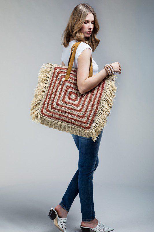 Image: Multi Purpose Tote Rust | Southern Sassy Boutique