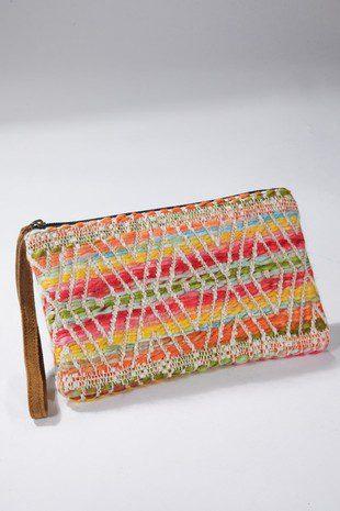 Image: Wristlet Beaded Bag Clementime | Southern Sassy Boutique