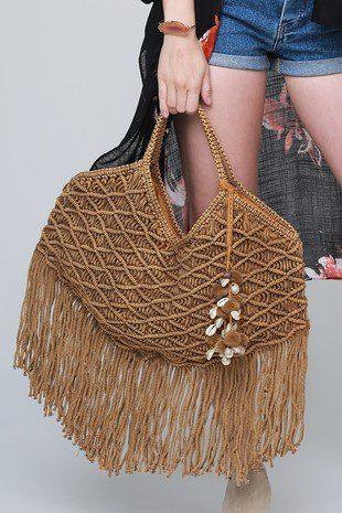 Image: Multi Purpose Tote Brown | Southern Sassy Boutique