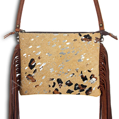 American Darling Animal Print Acid Wash Crossbody Bag