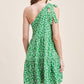 One Shoulder Floral Print Dress - Southern Sassy Boutique