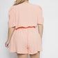 Puff Sleeve Romper - Southern Sassy Boutique