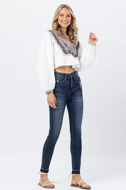 High Waist Skinny Jeans - Southern Sassy Boutique