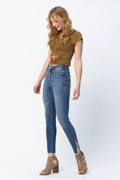 High Waist Skinny Jeans - Southern Sassy Boutique