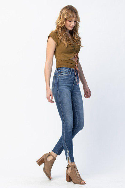 High Waist Skinny Jeans - Southern Sassy Boutique