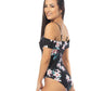 One Piece Bandeau Style Swimsuit - Southern Sassy Boutique