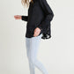 Back Button Down Long Sleeve Lace Top - Southern Sassy Boutique